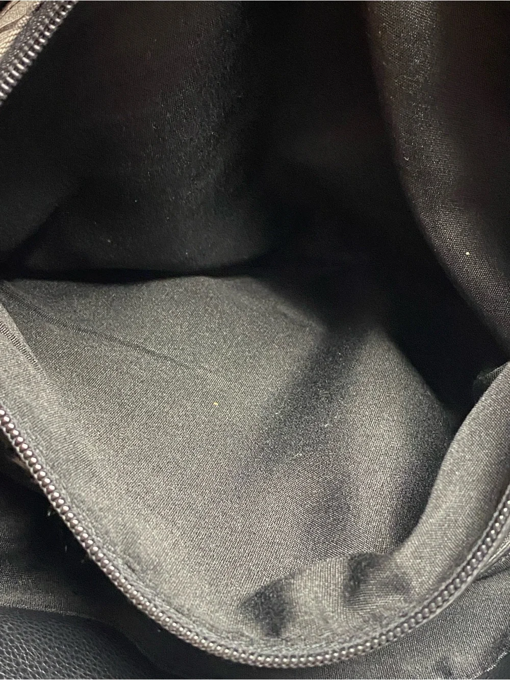 Geometric Multi Pocket Tote Shoulder Bag Gray Black Organizer